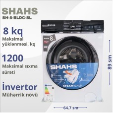 Paltaryuyan maşını Shahs SH-8-BLDC-WH White