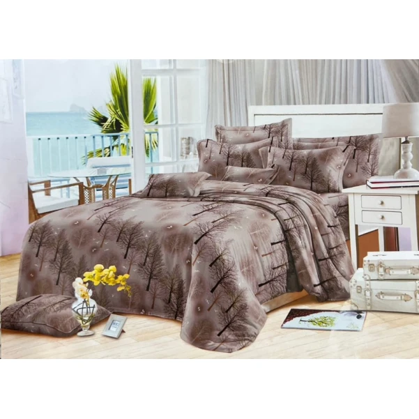 Комплект постельного белья Luxe Cotton LX-MK-0029, простыня 200x220 см, пододеяльник 200x220 см, наволочки 50x70 см, двуспальный, сатин, разноцветный Комплект постельного белья Luxe Cotton LX-MK-0029, простыня 200x220 см, пододеяльник 200x220 см, наволочки 50x70 см, двуспальный, сатин, разноцветный