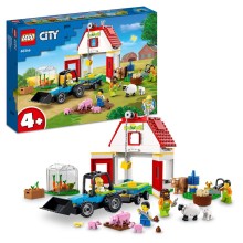 Konstruktor LEGO City Farm Barn & Farm Animals 60346, 4+ yaş, 230 hissə