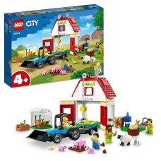 Konstruktor LEGO City Farm Barn & Farm Animals 60346, 4+ yaş, 230 hissə
