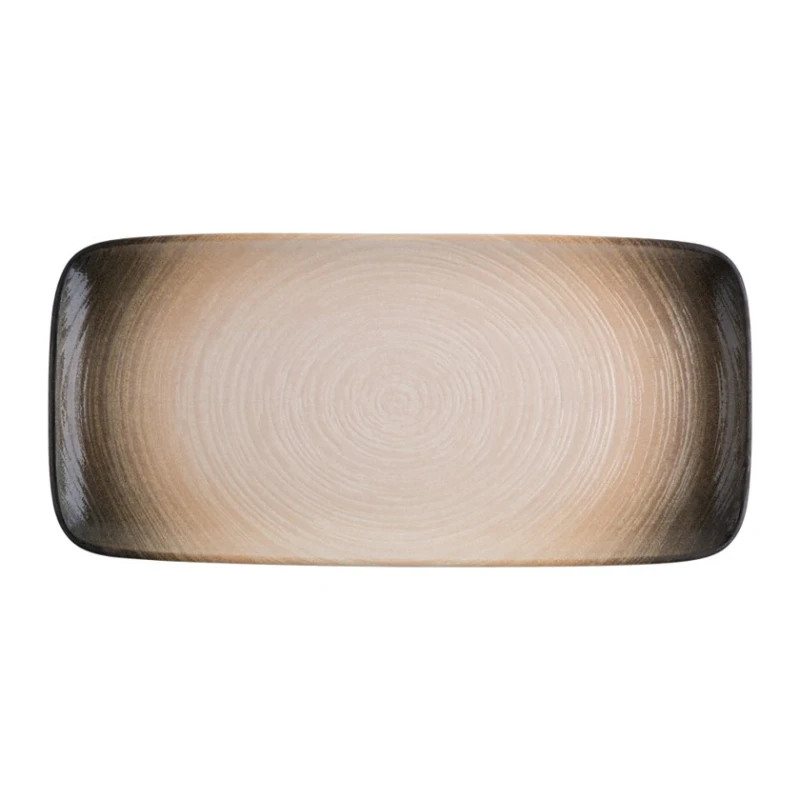 Блюдо ID-Fine Canyon Quadro, фарфор, коричневое, 34х16 см Блюдо ID-Fine Canyon Quadro, фарфор, коричневое, 34х16 см