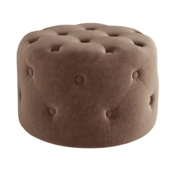 Пуфик 77, ткань, коричневый, 40x35x35 см Пуфик 77, ткань, коричневый, 40x35x35 см