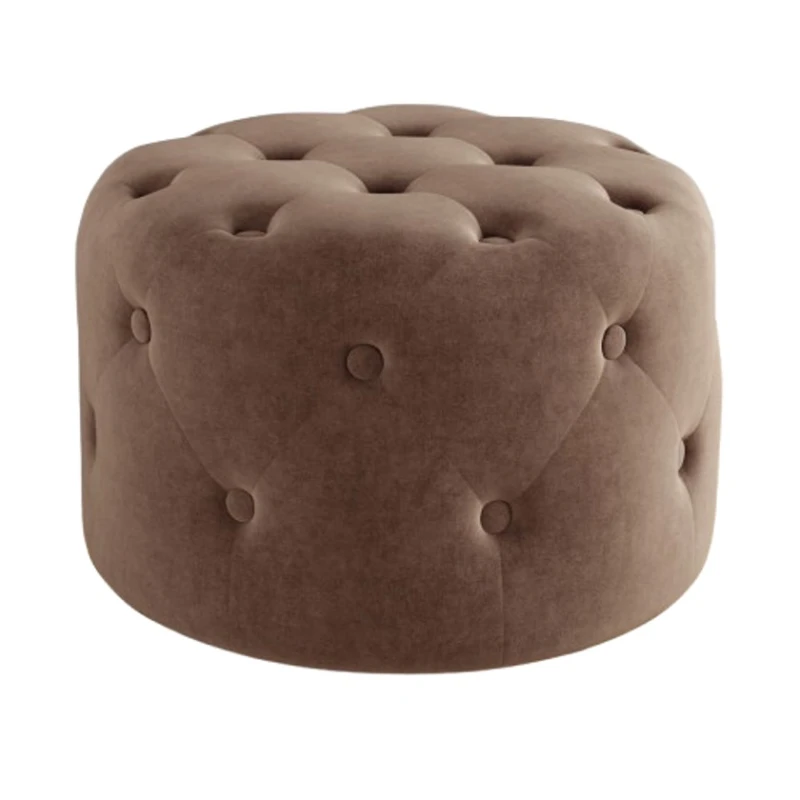 Пуфик 77, ткань, коричневый, 40x35x35 см Пуфик 77, ткань, коричневый, 40x35x35 см