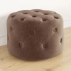 Пуфик 77, ткань, коричневый, 40x35x35 см Пуфик 77, ткань, коричневый, 40x35x35 см