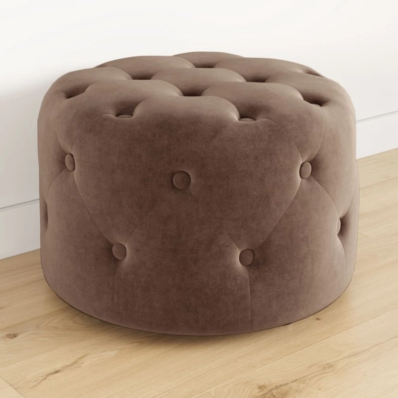 Пуфик 77, ткань, коричневый, 40x35x35 см Пуфик 77, ткань, коричневый, 40x35x35 см