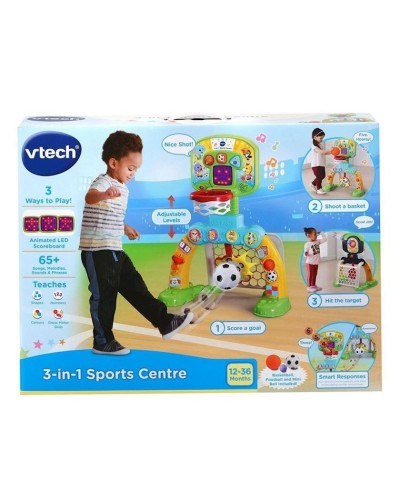 İnkişaf etdirən oyuncaq VTech 3-in-1 Sports Centre 80-533503, 12-36 ay