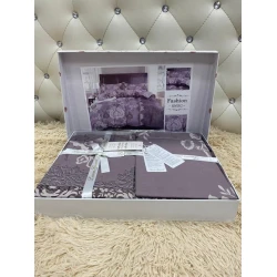 Комплект постельного белья MiraNova LQ-051, пододеяльник 200×230 см, простыня 245×250 см, наволочки 50×70 см, евро, сатин, разноцветный