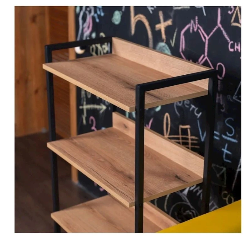 Стеллаж 3563_LoftAlis4Votan, 59x30x110 см, ЛДСП, коричневый