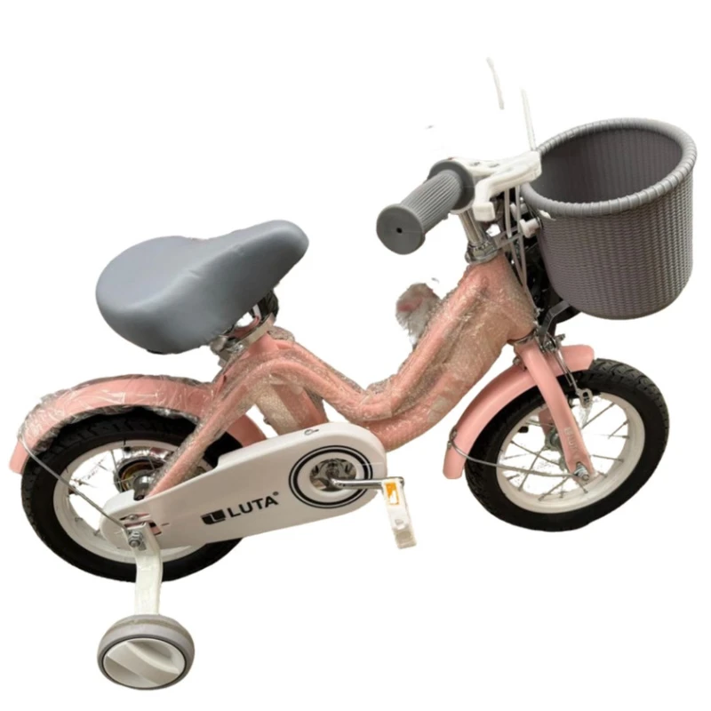 Детский велосипед LUTA-16 azr5004, розовый/серый, 3-5 лет, 16