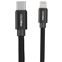 Кабель USB Recci RTC-P17CL USB-C - Lightning, 1.5 м