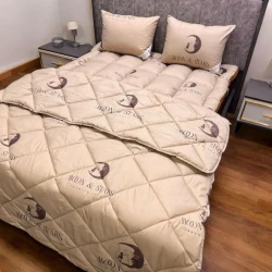 Комплект TRC-000-020 матрас 180x200 см, одеяло 195x215 см, подушка 50x70 см, бамбук/синтепон, коричневый