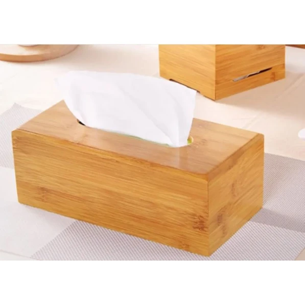 Salfet üçün boks MH758902, 24x12 sm, bambuk, qəhvəyi