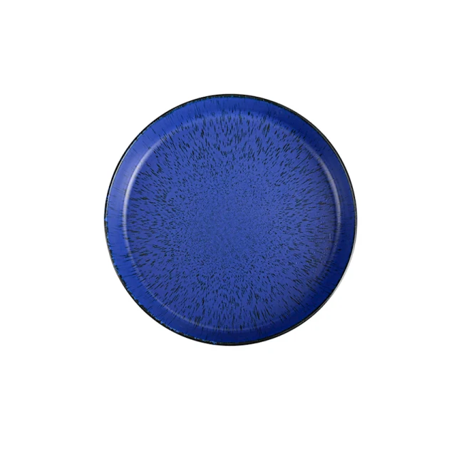 Тарелка Porland Ethos Danshari Sky, 19 см, фарфор, темно-синяя