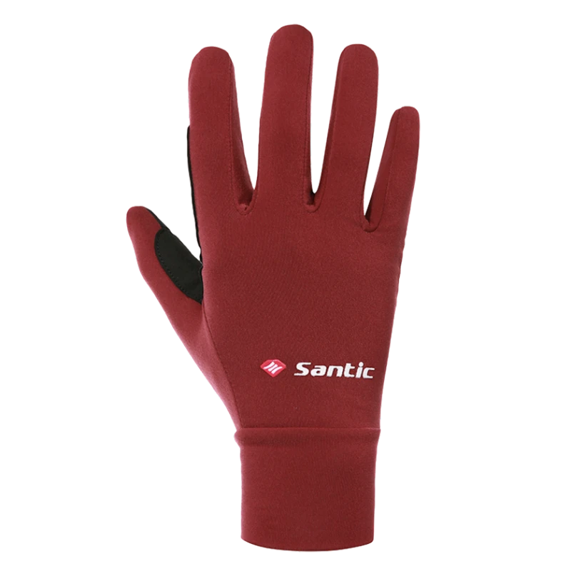 Велоперчатки Santic W0P079J, бордовые, полиэстер, размер S Велоперчатки Santic W0P079J, бордовые, полиэстер, размер S