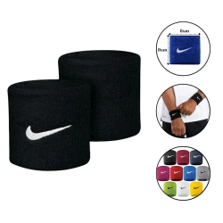 Напульсник Colosseum Nike 1733 хлопок/нейлон, 8x8 см, черный