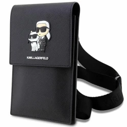 Karl Lagerfeld Universal Phone Pouch with Strap and Cardslots 3666339123345