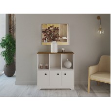 Tumba Letta 3563_Letta25KomodHighRu4kiKruglie3MixVotan, 96.6х35.4х94 sm