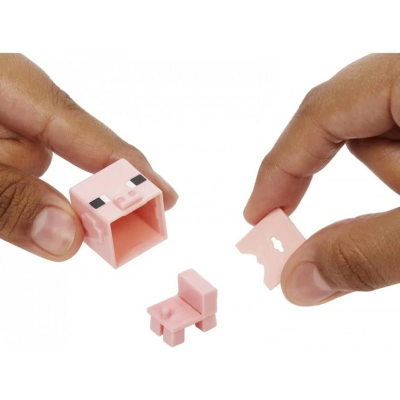 Конструктор Minecraft Mob Head Mini Figures Pig HDV64, 6+ лет Конструктор Minecraft Mob Head Mini Figures Pig HDV64, 6+ лет