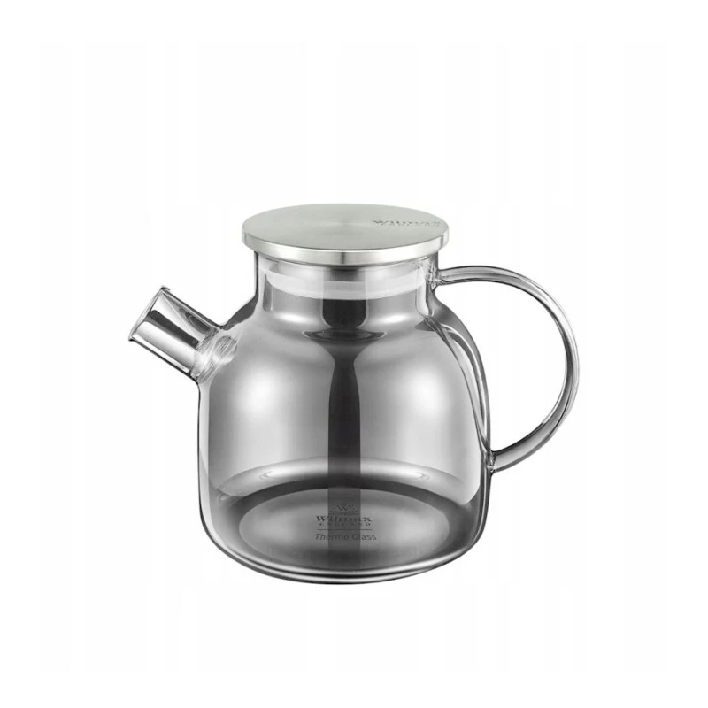 Заварной чайник Wilmax 888826002/A, 1200 мл, прозрачный/серый Заварной чайник Wilmax 888826002/A, 1200 мл, прозрачный/серый