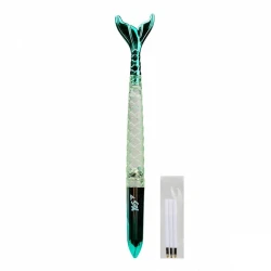 Diyircəkli qələm Yes Mermaid Dream 411915, maye və qlitter ilə, 3 ədəd mil ilə dəstdə, 0.7 mm, göy, çeşiddə
