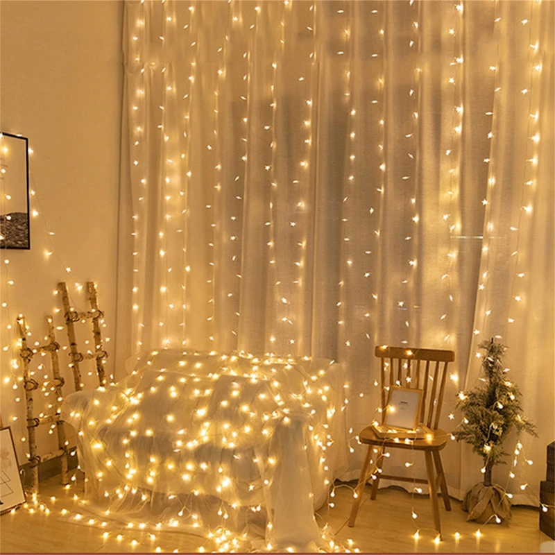 Yeni il üçün işıq diodlu hörük MR1_S075, ağ