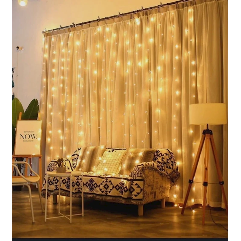 Yeni il üçün işıq diodlu hörük MR1_S075, ağ