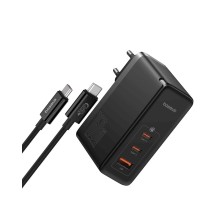 Enerji toplama cihazı Baseus GaN5 Pro Digital Fast Charger 2C+U 160W EU Cluster Black