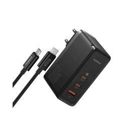 Зарядное устройство Baseus GaN5 Pro Digital Fast Charger 2C+U 160W EU Cluster Black