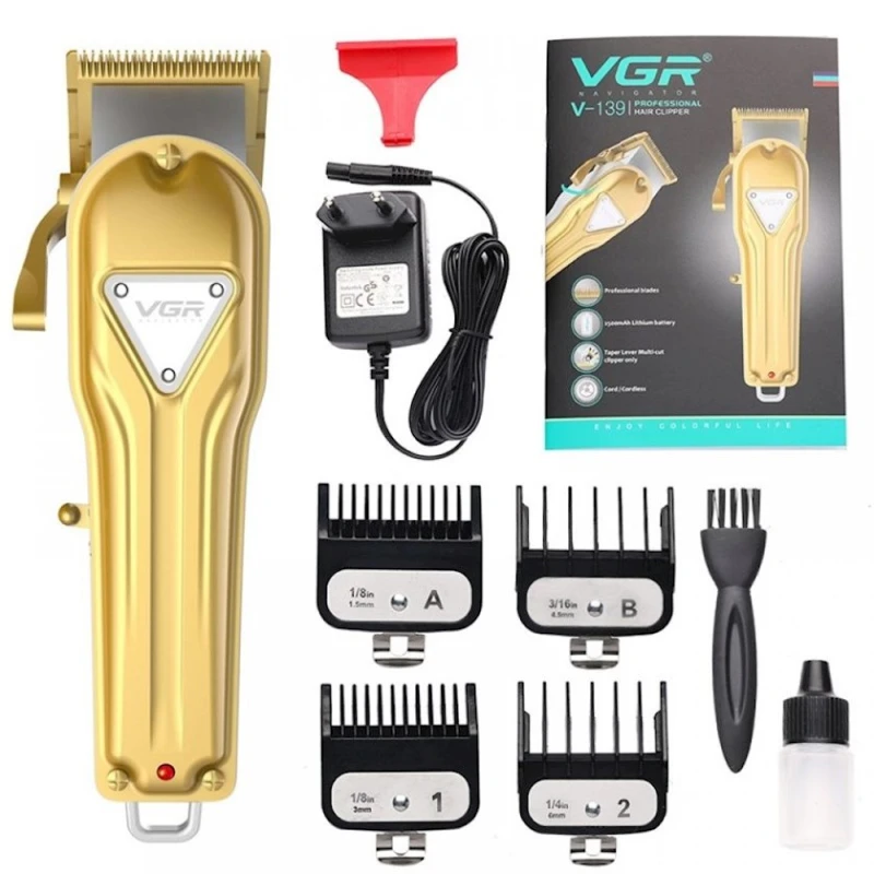 Машинка для стрижки волос VGR V-139 Gold Машинка для стрижки волос VGR V-139 Gold