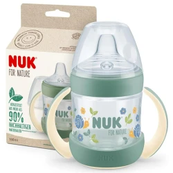 Бутылочка для кормления Nuk For Nature, 150 мл, 6-18 мес, полипропилен/силикон, товар в ассортименте Бутылочка для кормления Nuk For Nature, 150 мл, 6-18 мес, полипропилен/силикон, товар в ассортименте
