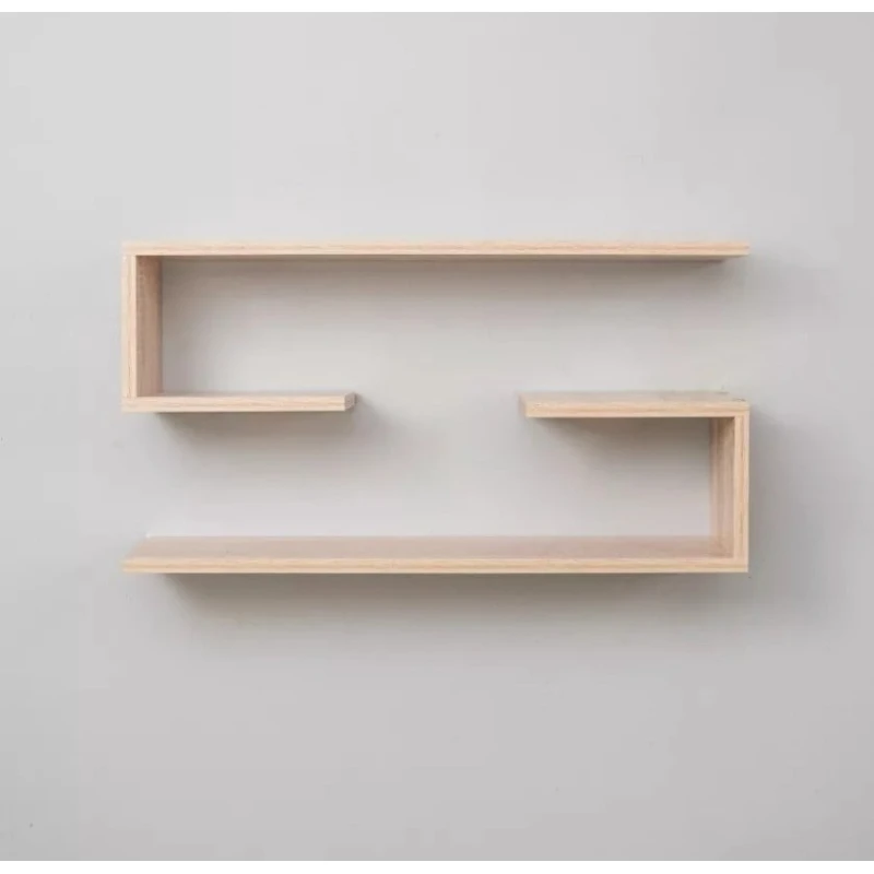 Divar rəfi Art Mebel 155, laminat, 40х70х16 sm, bej