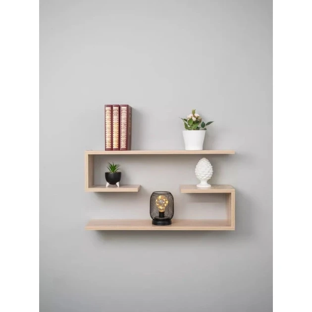 Divar rəfi Art Mebel 155, laminat, 40х70х16 sm, bej