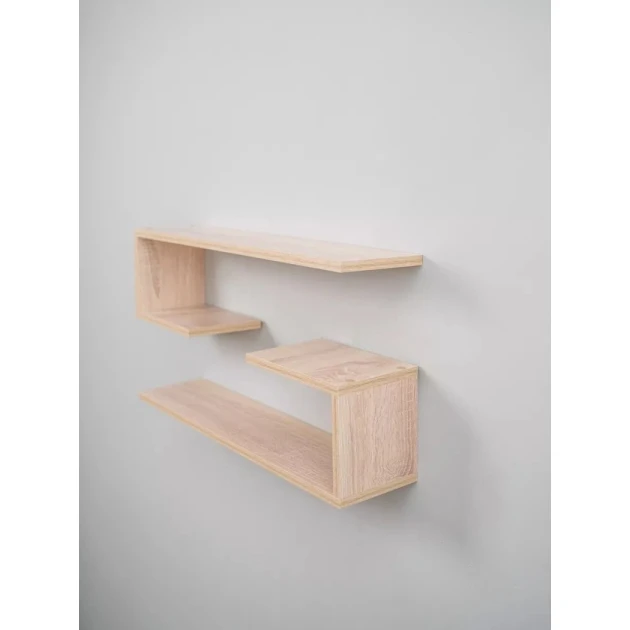 Divar rəfi Art Mebel 155, laminat, 40х70х16 sm, bej