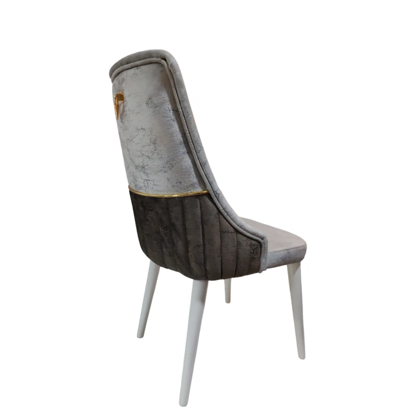 Stul Asya 080, 48x48x95 sm, fıstığ ağacı, boz