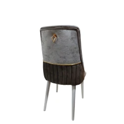 Stul Asya 080, 48x48x95 sm, fıstığ ağacı, boz