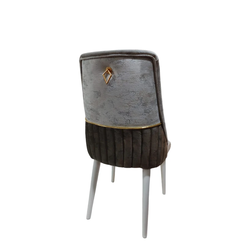 Stul Asya 080, 48x48x95 sm, fıstığ ağacı, boz