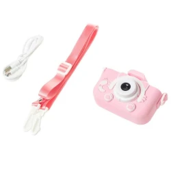 Uşaq üçün fotoaparat Pişik, çəhrayı, 8x5x6 sm