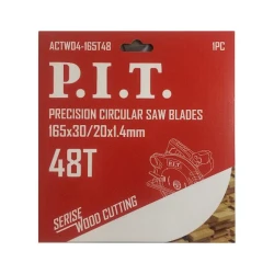 Диск пильный P.I.T. ACTW04-165T48, 165x30/20x1.4 мм, 48T