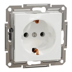 Розетка Schneider Electric Asfora EPH2970121, белая, 7.1х7.1 см