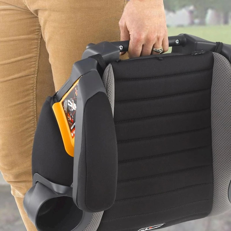 Бустер Chicco GoFit Raindrop, черный/синий