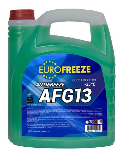 Antifriz Eurofreeze AFG 13 5 l, yaşıl