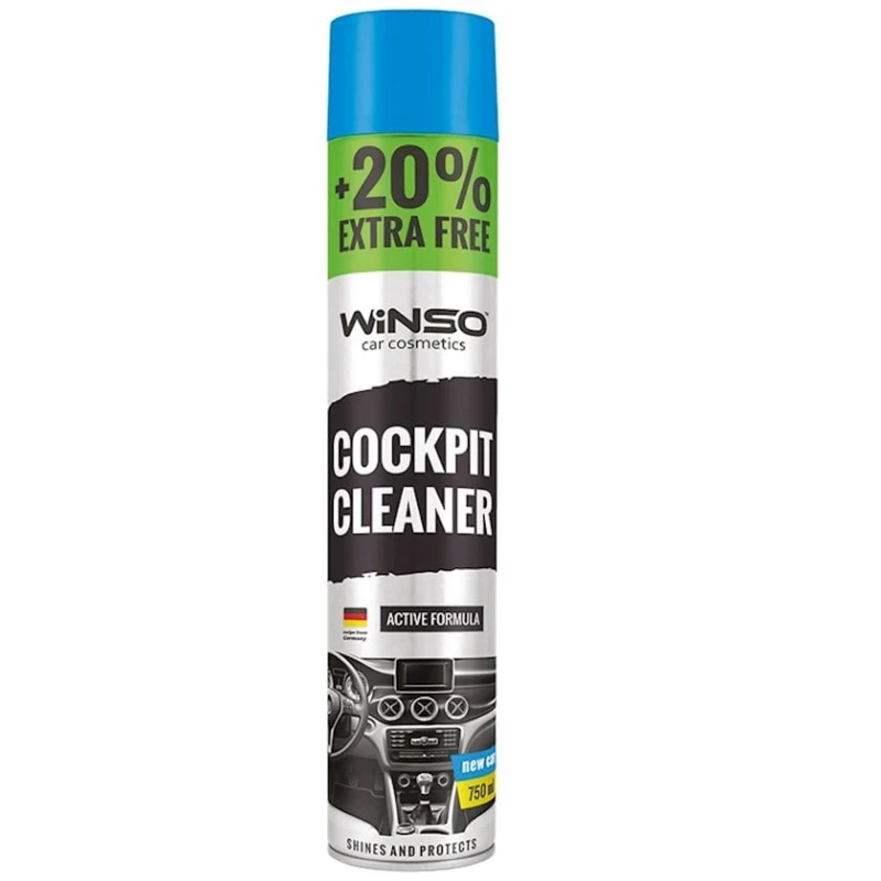 Полироль-спрей Winso Cockpit Cleaner New Car, 750 мл Полироль-спрей Winso Cockpit Cleaner New Car, 750 мл