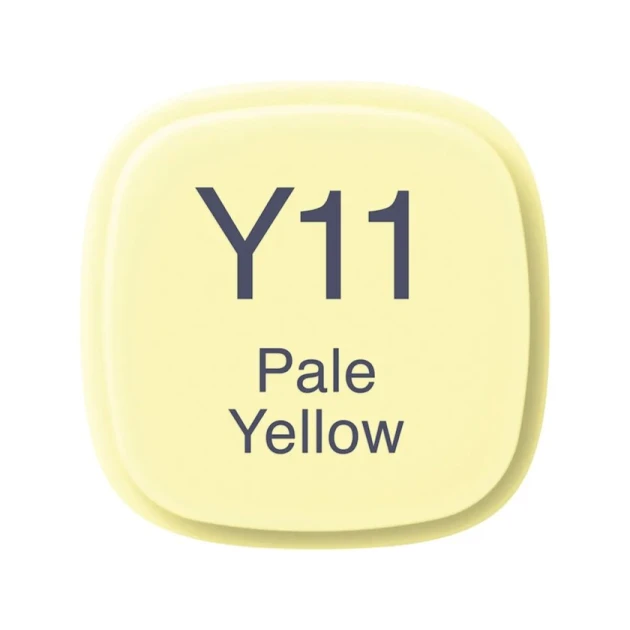 Marker Copic Classic, Y11, Pale Yellow, ikitərəfli, solğun sarı