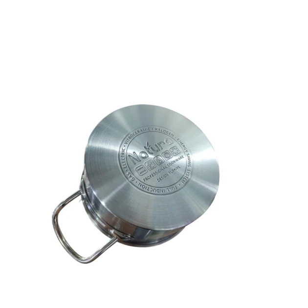 Набор кастрюль и сковородки Natura SF-551, 11 предметов, нержавеющая сталь, серебристый Набор кастрюль и сковородки Natura SF-551, 11 предметов, нержавеющая сталь, серебристый