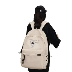 Məktəbli bel çantası Welcome PA-1010911 süd rəngi