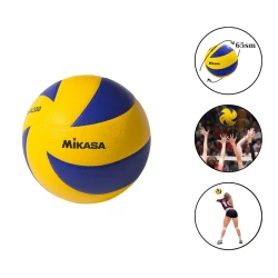 Волейбольный мяч Mikasa MVA 200, 65 см, синий/желтый