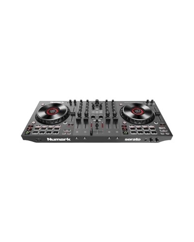 DJ kontrol cihazı Numark NS4FX, 4 kanallı, jog təkərlərində displeylə - NS4FXXEU