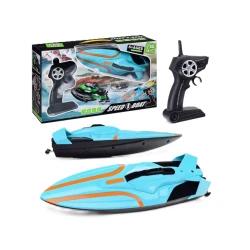 Радиоуправляемая лодка O-333, от 6-и лет, голубая