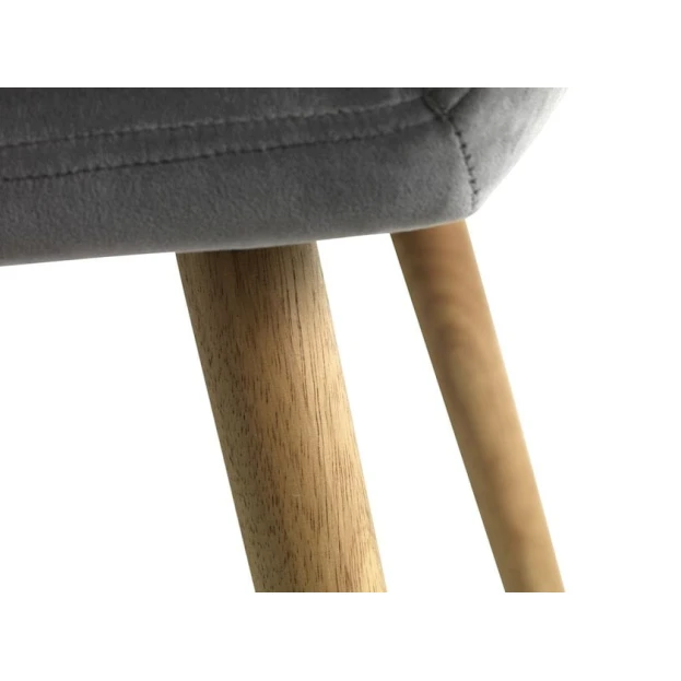 Стул JYSK Adslev, хлопок/полиэстер, серый, 59х80х60 см, 2 шт Стул JYSK Adslev, хлопок/полиэстер, серый, 59х80х60 см, 2 шт