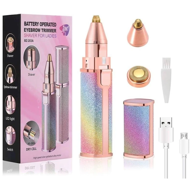 Эпилятор триммер для бровей 2 в 1 Eyebrow Trimmer BZ-203A Эпилятор триммер для бровей 2 в 1 Eyebrow Trimmer BZ-203A